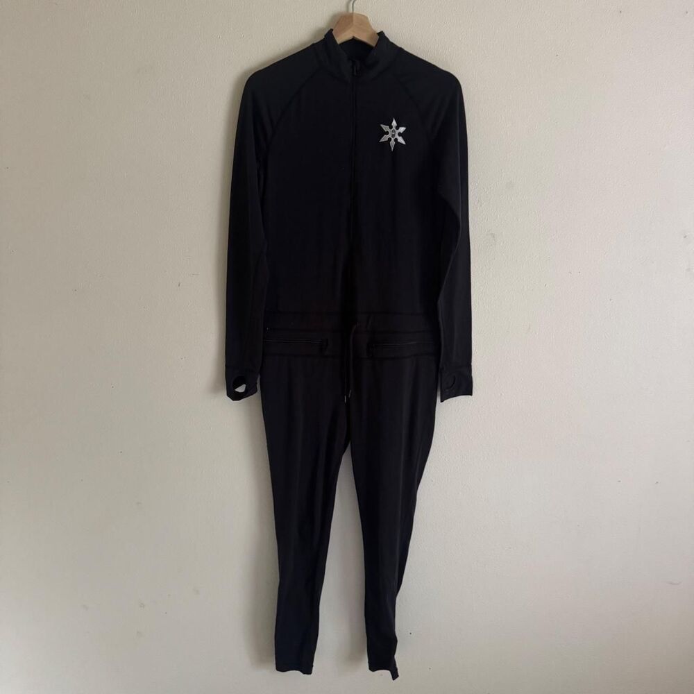 Airblaster Black Hoodless Ninja Suit Baselayer Size Medium